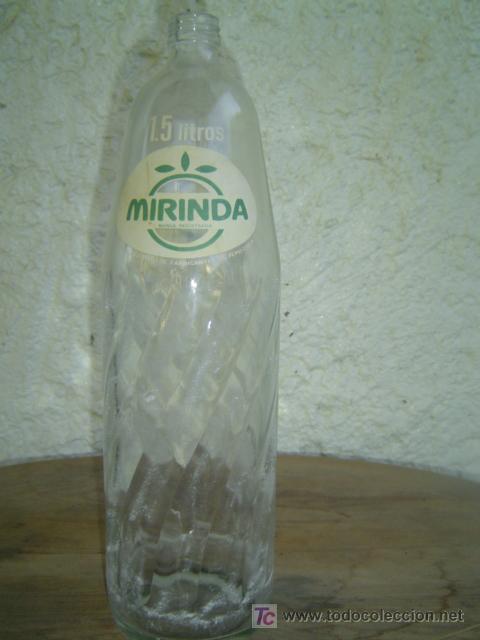 Botellas antiguas: BOTELLA MIRINDA 1,5 L - Foto 1