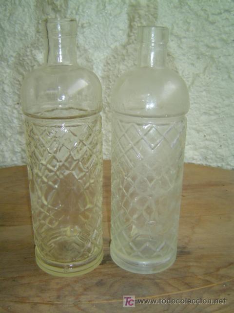 Botellas antiguas: 2 BOTELLAS ANIS VICENTE BOSCH 1/2. LITRO - Foto 1