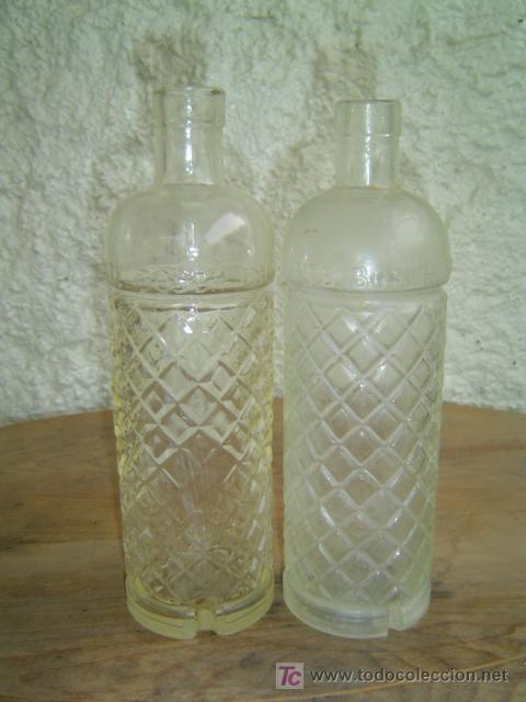 Botellas antiguas: 2 BOTELLAS ANIS VICENTE BOSCH 1/2. LITRO - Foto 2