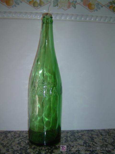 Botellas antiguas: BOTELLA AGUA IMPERIAL COLOR VERDE - Foto 1