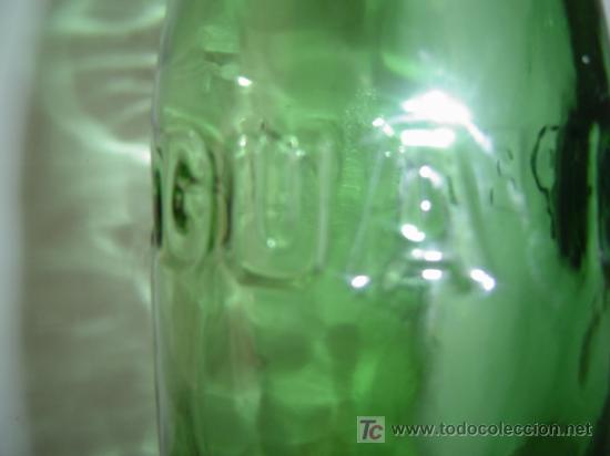 Botellas antiguas: BOTELLA AGUA IMPERIAL COLOR VERDE - Foto 2