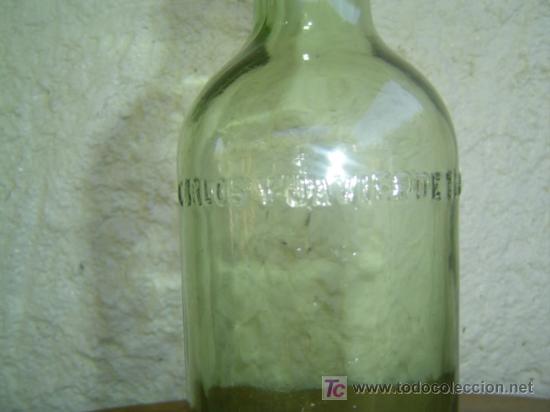 Botellas antiguas: BOTELLA CARLOS Y JAVIER DE TERRY - Foto 2