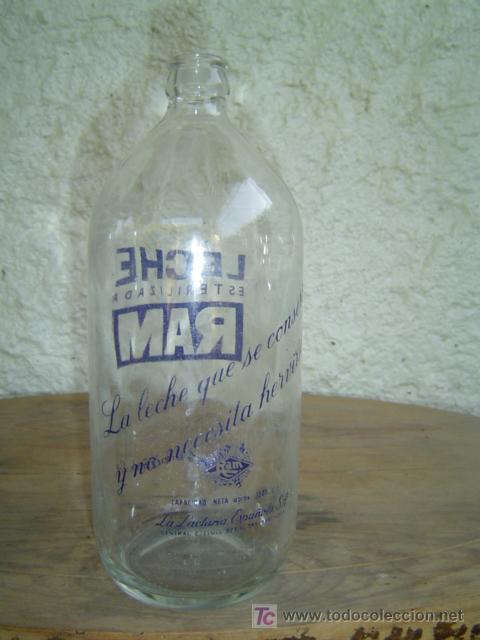 Botellas antiguas: BOTELLA LECHE RAM - Foto 2