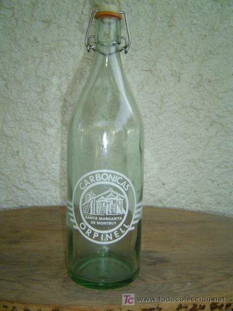 Botellas antiguas: BOTELLA GASEOSA ORPINELL - Foto 1
