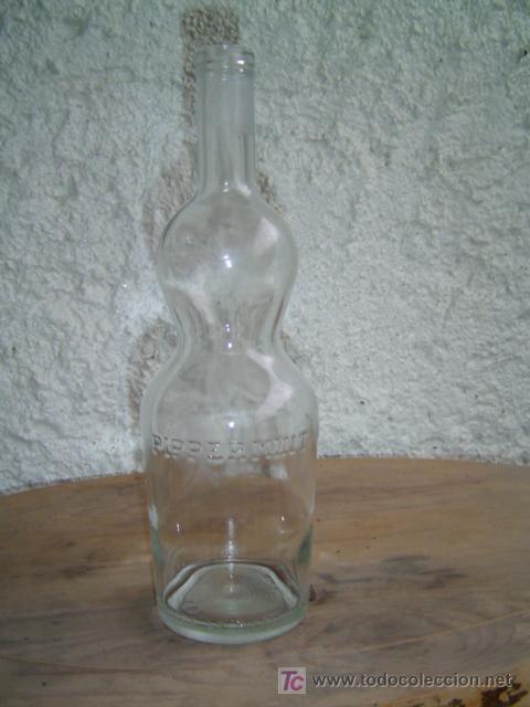 Botellas antiguas: BOTELLA PIPPERMINT GET LETRAS EN RELIEVE - Foto 1