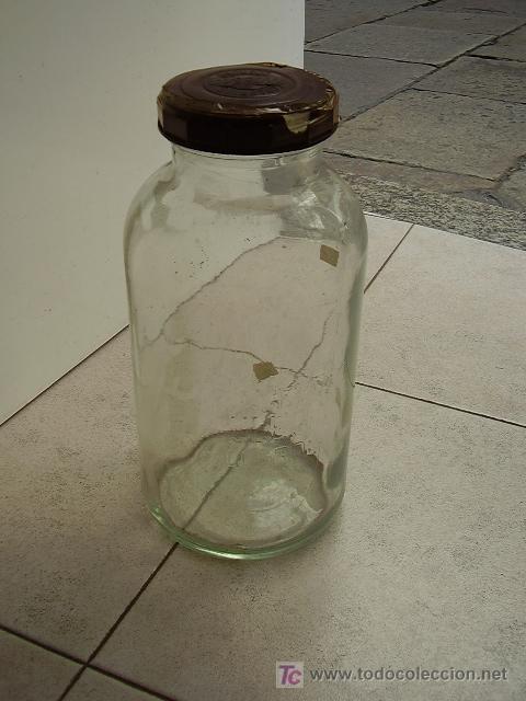 Botellas antiguas: Bote Conserva Ulecia Logro&ntilde;o - Foto 2