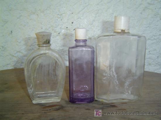 Botellas antiguas: 3 BOTELLAS DE PERFUME EVA, PERERA Y KESMAR - Foto 2