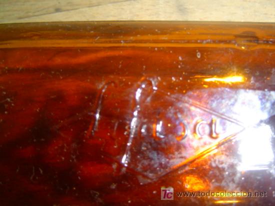 Botellas antiguas: BOTELLA LABORATORIO LETRAS EN RELIEVE - Foto 2