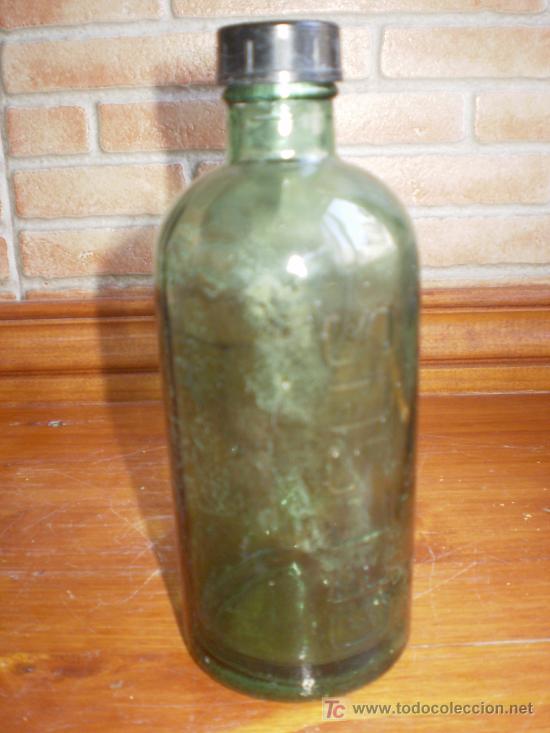 Botellas antiguas: ANTIGUA BOTELLA DE AGUA OXIGENADA CELSUS. - Foto 1