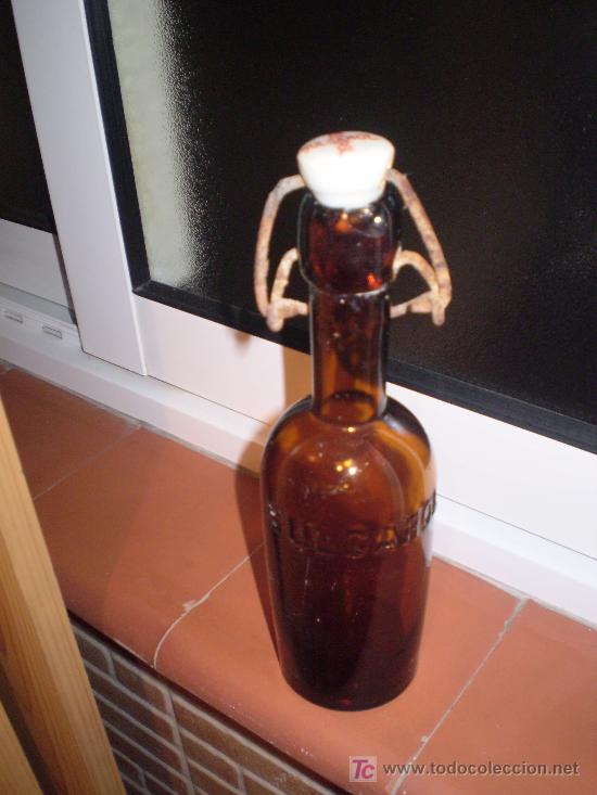 Botellas antiguas: BOTELLA DE BULGAROL. - Foto 1