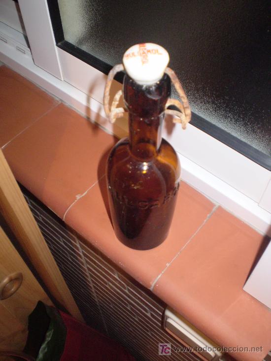 Botellas antiguas: BOTELLA DE BULGAROL. - Foto 2