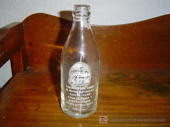 Botellas antiguas: Botella refresco Zumos VERES - Foto 2