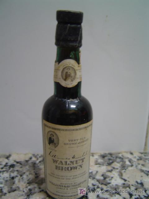 Botellas antiguas: BOTELLIN  WALNUT BROWN - Foto 1