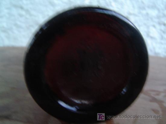 Botellas antiguas: BOTELLA MEDICAMENTO COLOR MARRON - Foto 2