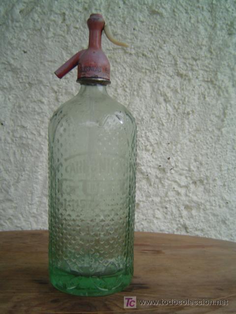Botellas antiguas: SIFON CARBONICAS GUIU - Foto 1