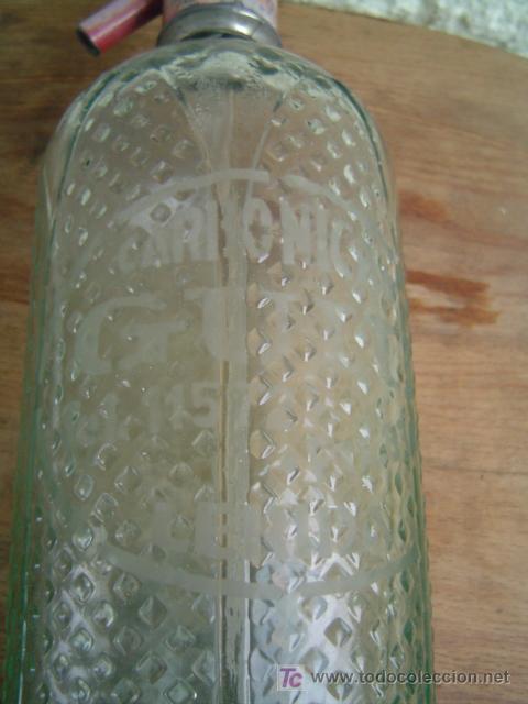 Botellas antiguas: SIFON CARBONICAS GUIU - Foto 2