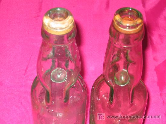 Botellas antiguas: BOTELLAS DE GASEOSA CON BOLA - Foto 2