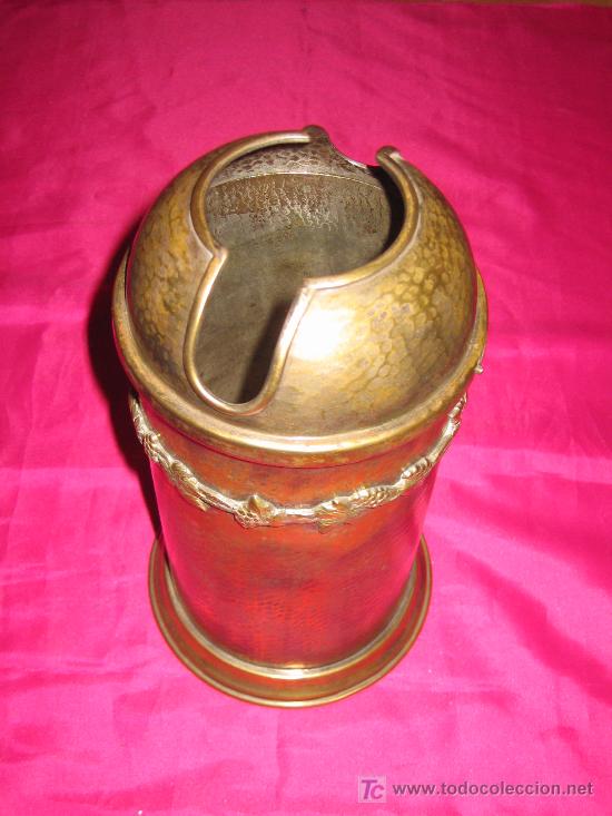 Botellas antiguas: PORTA SIF&Oacute;N MET&Aacute;LICO - Foto 1