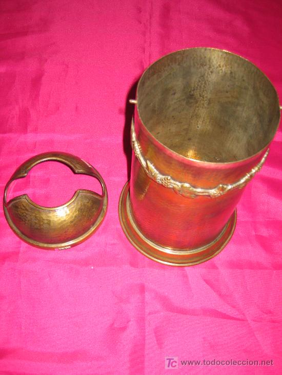 Botellas antiguas: PORTA SIF&Oacute;N MET&Aacute;LICO - Foto 3