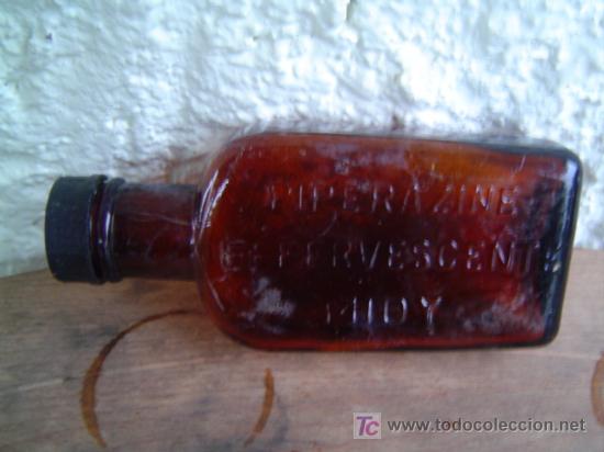 Botellas antiguas: BOTELLA LABORATORIO MIDY LETRAS EN RELIEVE - Foto 2