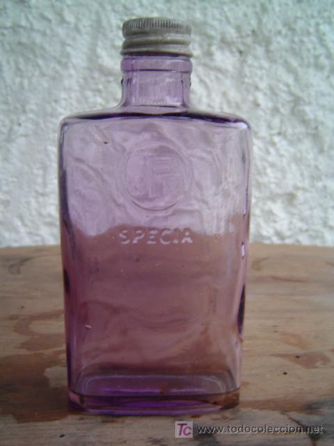 Botellas antiguas: BOTELLA U R P SPECIA LETRAS EN RELIEVE - Foto 1