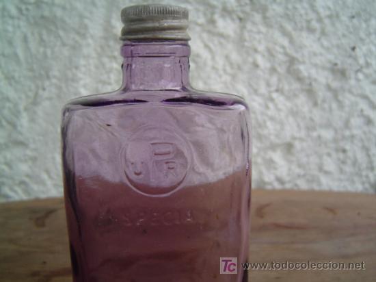 Botellas antiguas: BOTELLA U R P SPECIA LETRAS EN RELIEVE - Foto 2