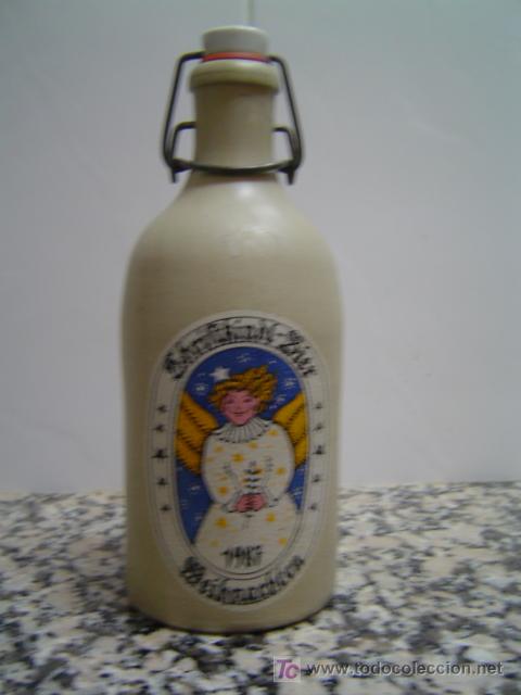 Botellas antiguas: BOTELLA CERVEZA LHRIFKINDL BIER - Foto 1