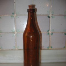 Botellas antiguas: BOTELLA MARRON,