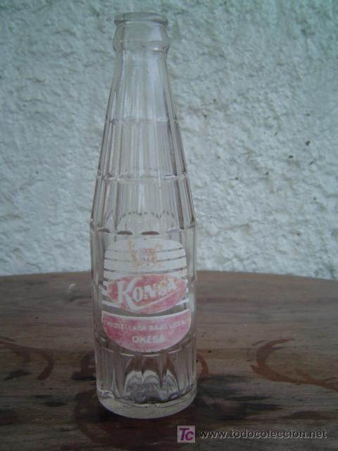 Botellas antiguas: BOTELLIN GASEOSA KONGA - Foto 1