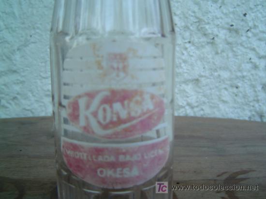 Botellas antiguas: BOTELLIN GASEOSA KONGA - Foto 2