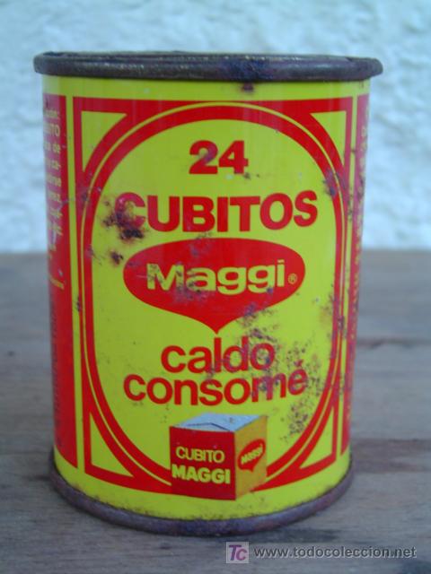 Botellas antiguas: CAJA DE CALDO CONSOME MAGGI - Foto 1
