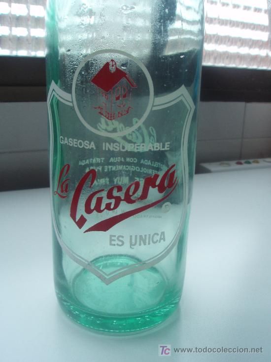 Botellas antiguas: Antigua botella de la gaseosa la casera - Foto 2