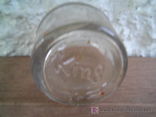 Botellas antiguas: TINTERO KING RELIEVE EN LA BASE - Foto 2