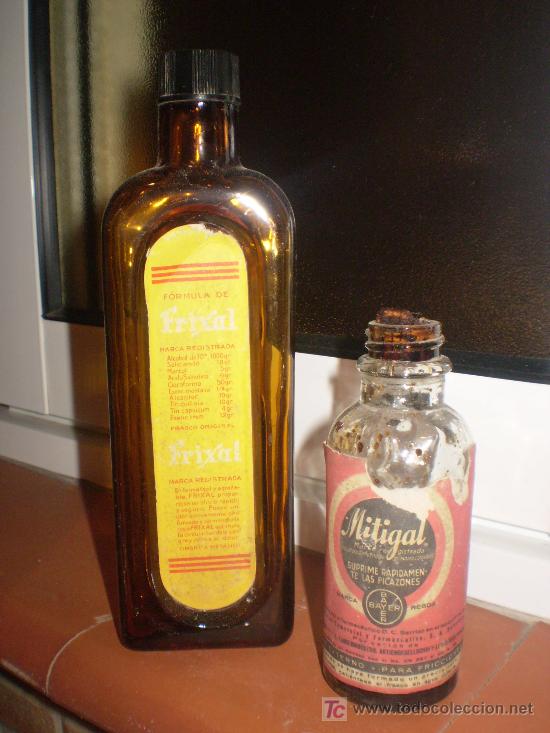 Botellas antiguas: MITIGAL DE BAYER. SOLO MITIGAL. - Foto 2
