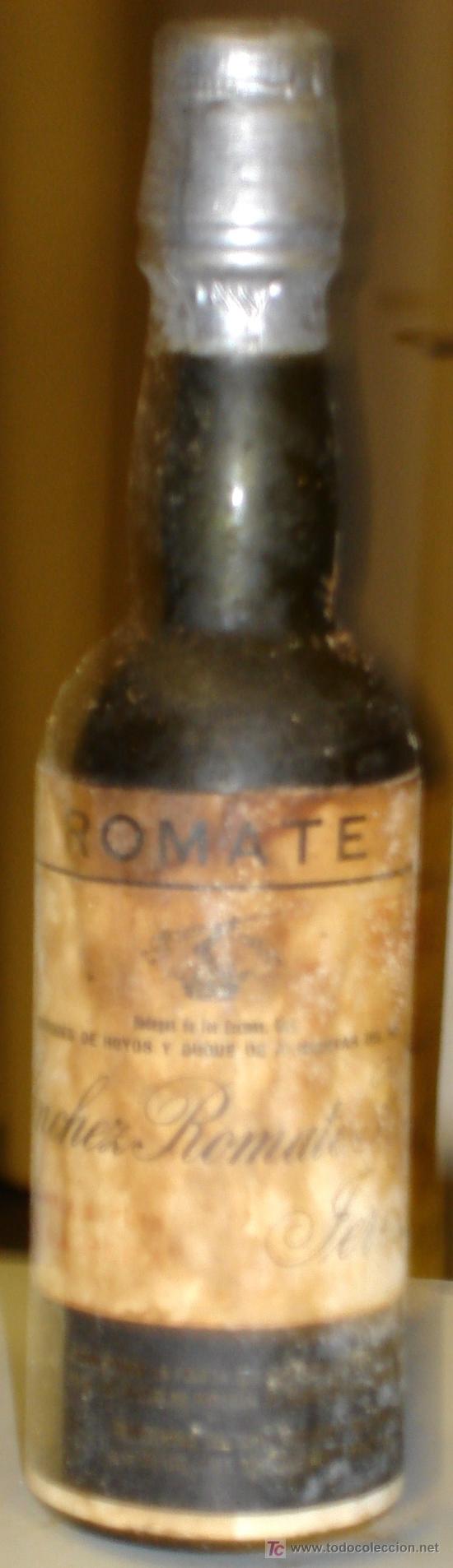Botellas antiguas: BOTELLIN DE ROMATE. - Foto 1