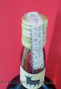 Botellas antiguas: ANTIGUA BOTELLA DE BRANDY VETERANO - Foto 3