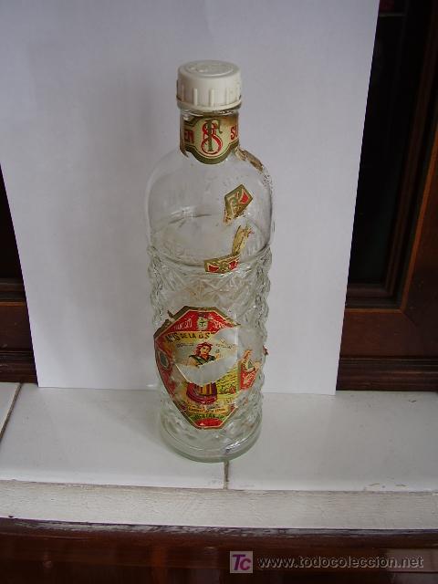 Botellas antiguas: Botella de Anis De La Asturiana - Foto 1