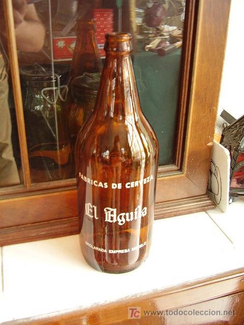 Botellas antiguas: Cerveza El AGUILA - Foto 1
