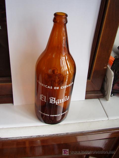 Botellas antiguas: Cerveza El AGUILA - Foto 3