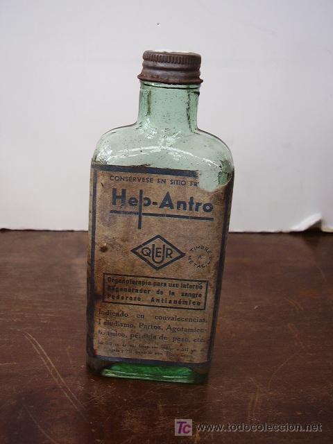 Botellas antiguas: Botella Help-Antro - Foto 1