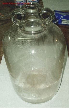 Botellas antiguas: BOTELLON DE ASAS - Foto 3
