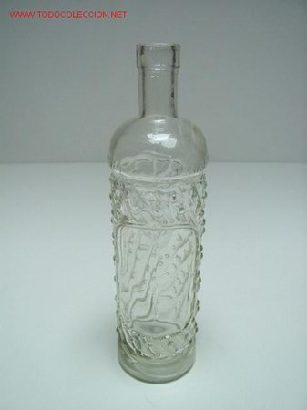 Botellas antiguas: BOTELLA ANIS NICOMEDES - Foto 1