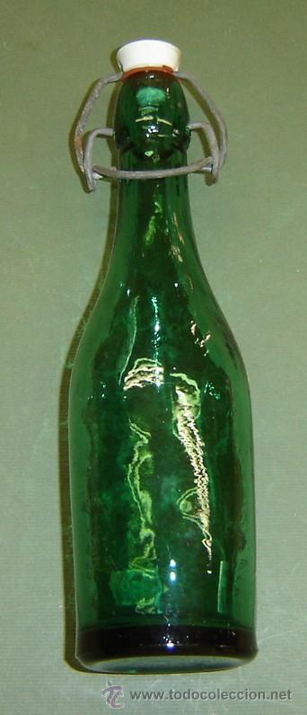 Botellas antiguas: BOTELLA AGUA OXIGENADA FORET medida 6*22 cms. - Foto 1