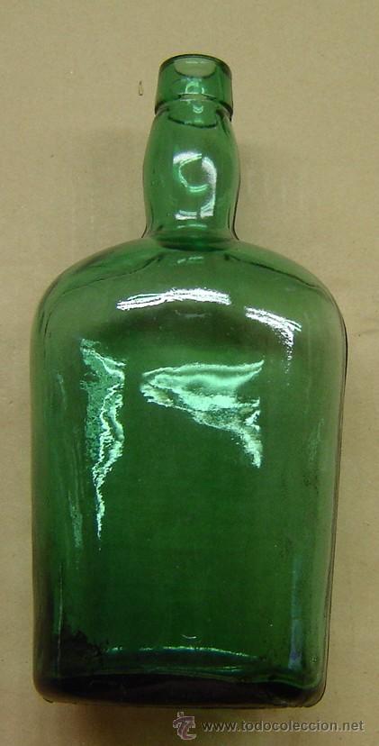 Botellas antiguas: BOTELLA ANTIGUA DE LICOR medida 10*26 cms. - Foto 1