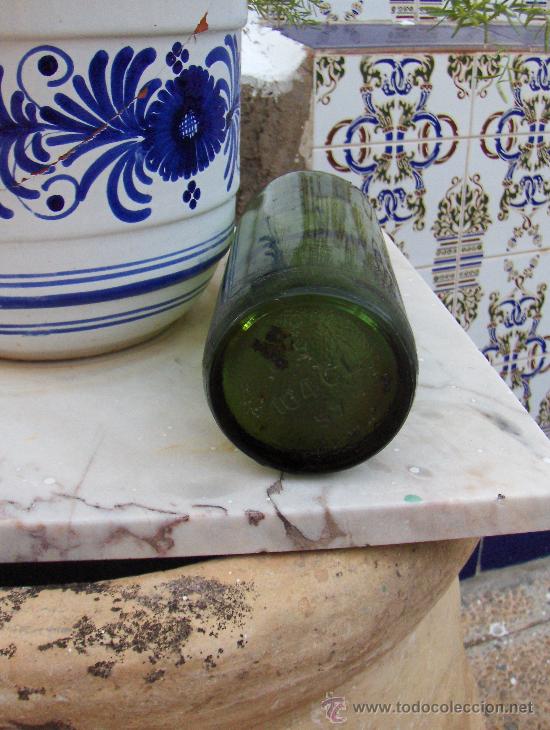 Botellas antiguas: ANTIGUA Y CURIOSA BOTELLA. 100 CL. - Foto 3