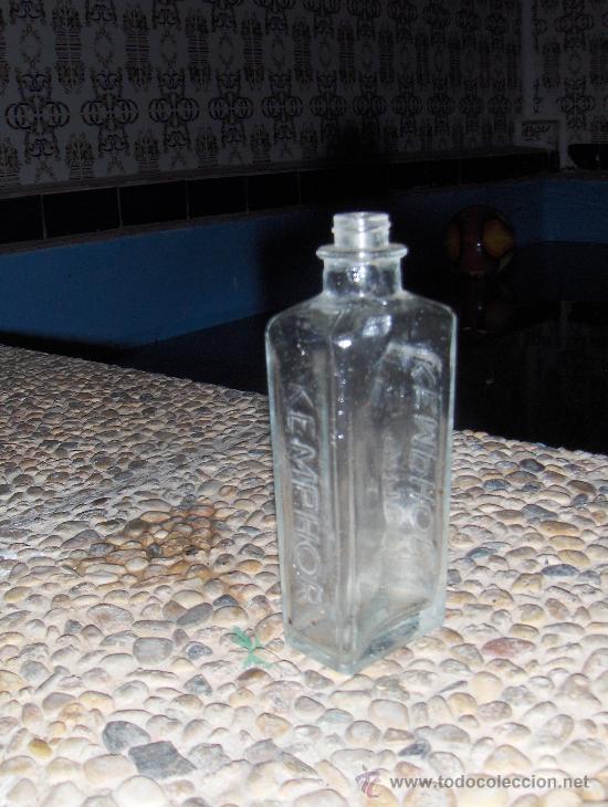 Botellas antiguas: PEQUE&Ntilde;O FRASCO DE KEMPHOR. - Foto 1