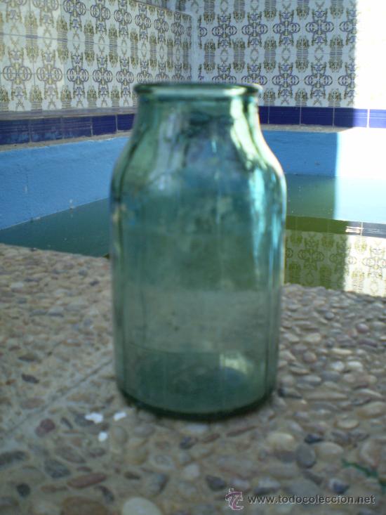 Botellas antiguas: ANTIGUA BOTELLA DE BOCA ANCHA. - Foto 2