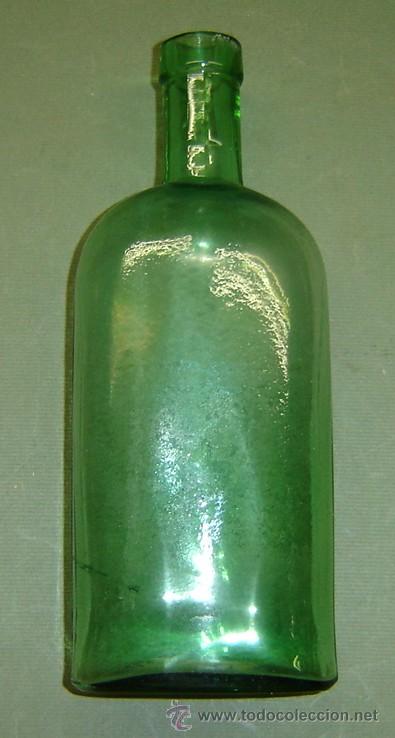Botellas antiguas: BOTELLA ANTIGUA DE JARABE medida 8*21*5 cms. - Foto 1