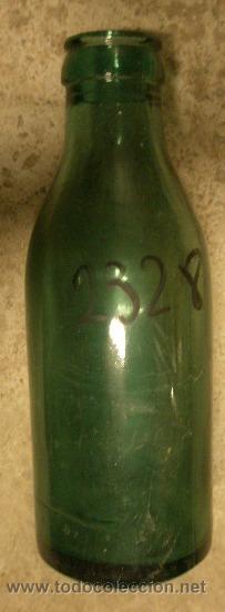 Botellas antiguas: Botella de leche de 20 cms de altura - Foto 1