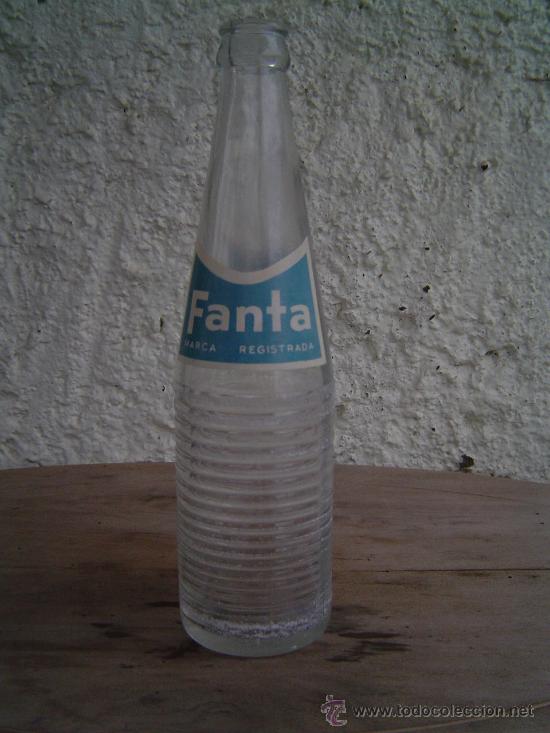 Botellas antiguas: BOTELLA FANTA SERIGRAFIADA - Foto 1